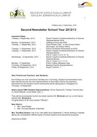 Below are listed public holidays in malaysia. 2nd Newsletter Deutsche Schule Kuala Lumpur