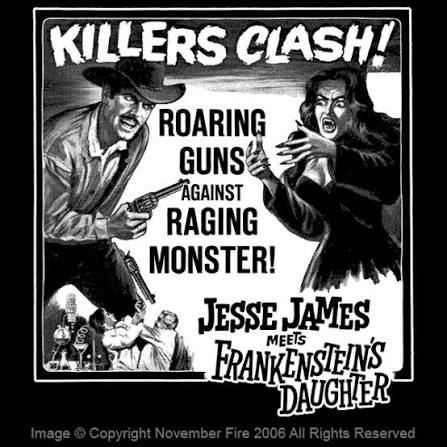 Jesse James meets Frankenstein's Daughter Shirt