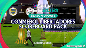 The tournament is named after the libertadores (spanish and portuguese for liberators), the leaders of the south american wars of independence, so a literal translati. Pes 2021 Scoreboard Pack Conmebol Libertadores Youtube