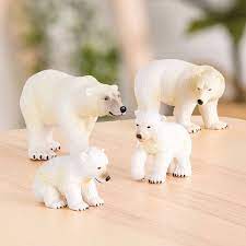 Polar Bear Family Bear Stuffed Animal Polar Bear Pet Toys