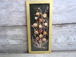 Check spelling or type a new query. Vintage Dried Flower Wall Art Decor Framed Picture Dried Etsy