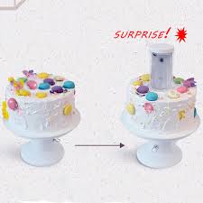 5 z n f f l s p o n e s r a 0 4 o r e d. Surprise Stand Musical Cake Stand Pop Up Cake Birthday Gift Surprise Stand Popping Cake Stand 2 Tiers Surprise Cake Holder 2 In 1 Popping Cake With Music Box Cake Stands Carriers Cake