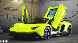 Fluorescent Yellow Neon Lamborghini Aventador Lamborghini Aventador Green Lamborghini Lamborghini