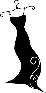 Black And White Silhouette Dress Clipart Little Black Dress Part 2 Wall Decal Little Black Dress Black Dress Dress Clipart