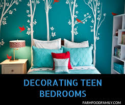 Pale turquoise accents make a pleasant complement to coral pink decorations, and both colors play pristinely against neat white furniture and textiles. 37 Cool Bedroom Decorating Ideas For Teens Farmfoodfamily