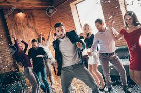 Visit tunefind for music from your favorite tv shows and movies. Photo Of Friends Dance Floor X Mas Students Party Amazing Mood Singing Favorite Song Dancing Together Wear Formalwear Dress Shirts Jacket Restaurant Indoors Stock Photo Picture And Royalty Free Image Image 135657356