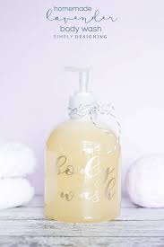 Oatmeal and lavender homemade body wash. Diy Lavender Body Wash Recipe Simply Designing With Ashley