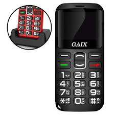 Buy latest mobile phones online at lowest prices. Gaix Big Button Mobile Phone Senior Unlocked Mobile Phone With Charging Dock Dual Sim Slots Sos Button Camera Easy To Use Black Buy Online In South Korea At Desertcart Kr Productid 163066066