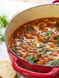 Cabbage Roll Soup Recipe In 2021 Cabbage Roll Soup Cabbage Rolls Cabbage Soup Recipes