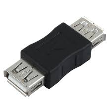Dual Ports Female To Female Usb 2 0 Plug Converter Adapter Walmart Com Walmart Com