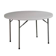 Office Star Products 48 In Round Gray Resin Multi Purpose Table Bt48q The Home Depot Round Folding Table Folding Table Multipurpose Table