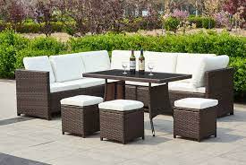 The deals available on the wowcher website update regularly and there's no specific end date for the majority of products, many lasting until the stock is gone with the exception of special promotional offers. 9 Seater Rattan Dining Set Garden Furniture Shop Wowcher