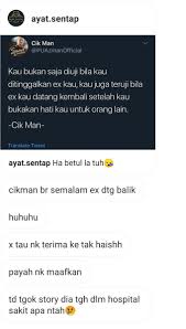 .apa yang dia buat, dia akan rasa. Ahmad Safwan Ahmadsa27976689 Twitter
