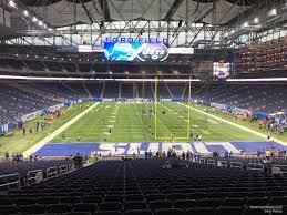 ford field section 137 detroit lions rateyourseats com