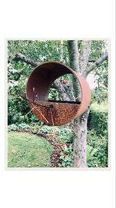 Ein Futterplatz Fur Unsere Vogel Vogelhaus Vogelhauschen Vogelfutterhaus Cortenstahl Pflanzen
