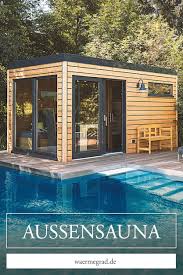 Individuelle Aussensauna Waermegrad De In 2020 Aussensauna Sauna Im Garten Sauna