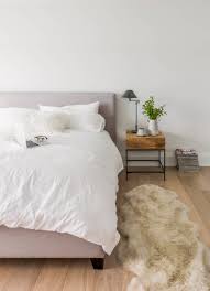 The best bedroom rug should extend at least 2 feet beyond the edge of your bed so you feel like you're scooting right into your fuzzy slippers when you throw your legs over the side. Small Bedroom Area Rug Houzz