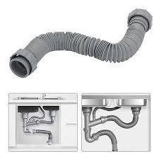 P Trap Pipe Expandable Drain Sink Tube
