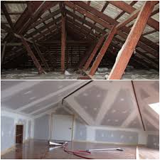 Granny and grandad or friends can then be kept away from your little early risers this owner's tall attic allowed them to create a spacious guest room and still leave a little space in the roof for storage. Converting Roof Space To Rooms Roof Space Renovators