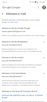Bonjour J Aimerai Modifier L Adresse Mail Principal De Mon Compte Google Car Ce N Est Pas La Bonne Communaute Gmail