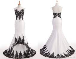 Maybe you would like to learn more about one of these? Grosshandel Sexy Schwarz Weiss Meerjungfrau Gunstige Hochzeitskleid Echt Fotos Backless Gericht Zug Satin Schatz Grosshandel Prinz Hochzeit Brautkleider Neu Von Stunningdress88 72 52 Auf De Dhgate Com Dhgate