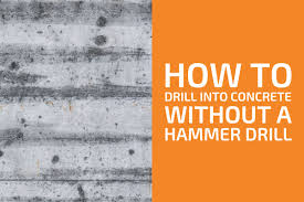 Masonry drilling tips & hacks. How To Drill And Screw Into Concrete Without A Hammer Drill Handyman S World