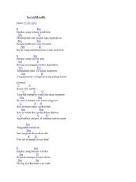 Lihat chord originalnya di bawah gan. Chord Last Child Pedihpedih