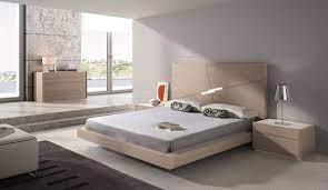 This set provides a rustic inspired touch to your modern abode. J M Evora Modern Wood Veneers Natural Lacquers Premium Platform Queen Size Bedroom Set 3pcs J Amp M Sku18145 Q Set 3