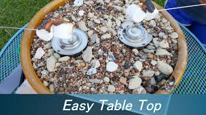 This is another table top fire pit. Easy Outdoor Fire Pit Diy For 20 Youtube