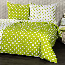 Bavlnene Obliecky Zelena Bodka 140 X 200 Cm 70 X 90 Cm Spalna Vankuse