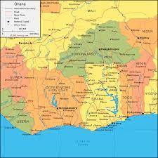 Ghana map ghana ( republic of ghana). Ghana Map And Satellite Image