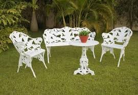 Conjunto Namoradeira Samambaia 01 Mesa 0 56 H X 0 62 O 02 Poltronas 0 86 H X 0 52 X 0 40 01 Banco 0 86 H X 1 Samambaia Moveis De Aluminio Namoradeiras