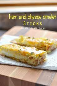 Courtney S Sweets Ham And Cheese Omelet Sticks Kid Friendly Recipes Breakfast Food Baby Food Recipes