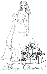 Barbie Coloring Pages Barbie Christmas Coloring Page Barbie Coloring Santa Coloring Pages Disney Princess Coloring Pages