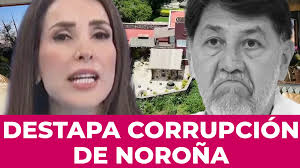 Azucena Uresti revela nuevo caso de corrupción de Noroña: Se trata de una  mansión de un valor de más de 12 millones de pesos.