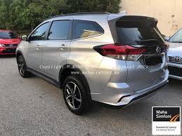 Daihatsu held a 20% stake in perodua at the company's launch, increasing this to 25% in 2001 and then to 35%. Perodua Aruz 1 5 A 2019 Silver Maha Simfoni Kereta Sewa Car Rental Service In Selangor