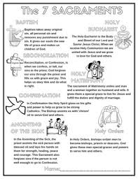 seven sacraments coloring worksheets teaching resources tpt