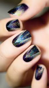 Glitter Black And Blue Ombre Nails 60 Ombre Nail Art Designs Nenuno Creative Trendy Nail Art Designs Ombre Nail Art Designs Nail Art Ombre