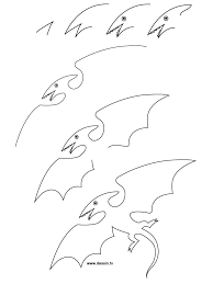 That's much larger than any flying birds alive today. Drawing Pterodactyl Easy Dinosaur Drawing Dinosaur Drawing Easy Drawings