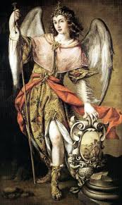 Arcangel San Rafael Custodio De La Ciudad De Cordoba Arcanjo Rafael Pinturas De Anjo Anjos