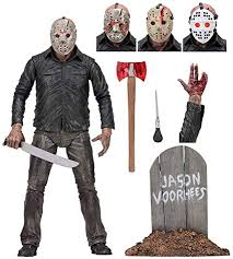 Jason's are very smart, kind and probably have a secret artistic side. Amazon Com Neca W Accessories Friday The 13th Jason Articulated Figure Multi Colour B07h8jjbjh Toys Games