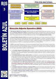 Boletin Azul Nº 3 Unas Azules Policia Nacional Real Decreto
