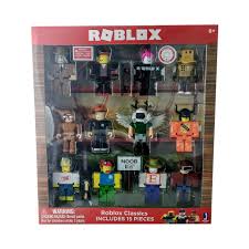 Roblox Series 1 Classics 12 Figure Pack Includes Builderman Chicken Man Classic Noob Erik Cassel Girl Guest Keith Lmad Mr Robot Noob Roblox Playset