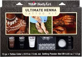 Creative faces is one of the top rated face painters in the pacific northwest. Amazon Com Tulip Body Art Ultimate Henna Tattoo Kit Temporary Tattoos Body Art Stencils Beauty Personal Care