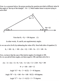 In triangle abc below, angle a = 40 degrees and angle b = 60 degrees. Finding Angles Of Triangles Mathematics Stack Exchange