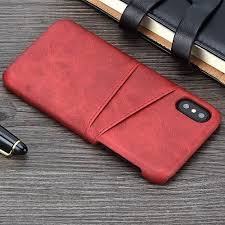 Coque Porte Carte De Credit Slim En Cuir Pour Iphone 8 Plus Iphone Leather Case Iphone Cases