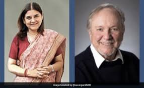 Maneka sanjay gandhi from bjp takes oath as member of parliament for the 17th lok sabha. Here S Why Varun Gandhi Tweeted Congratulations Mom The Bharat Express News