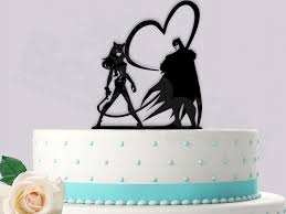 Batman And Catwoman Whips Of Love Classic Superhero Wedding Cake Topper Superhero Wedding Cake Toppers Superhero Wedding Batman Wedding Cake Topper