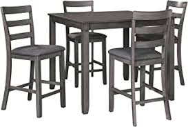 Formal dining room sets, with sleek modern lines or fine traditional detailing, elegantly designed and to be the centerpiece of your dining room and formal entertaining. Amazon Com Kitchen Dining Room Sets Signature Design By Ashley Table Chair Sets K Home Kitchen