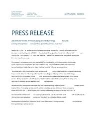 Press release format and template how to write a press release: Format Press Release Example